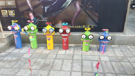 叙永商业区彩绘